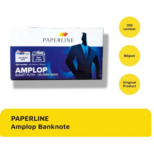 

AMPLOP PUTIH POLOS PAPERLINE BANKNOTE