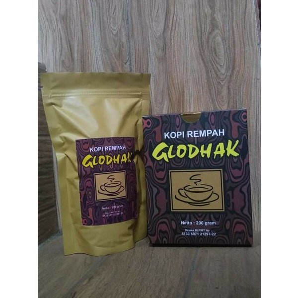 Kopi Glodhak Stamina Pria - Kopi Herbal Stamina Pria Tahan Lama - Kopi Stamina Pria Herbal KOPI GLODHAK 200GR