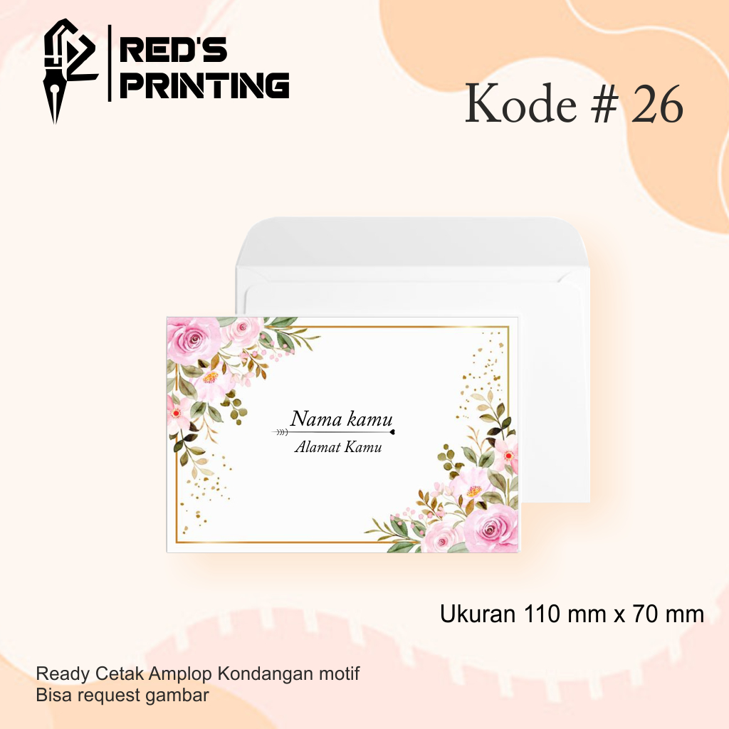 

Amplop Kondangan Aesthetic Kode # 26-30 Bisa Custom gambar sendiri