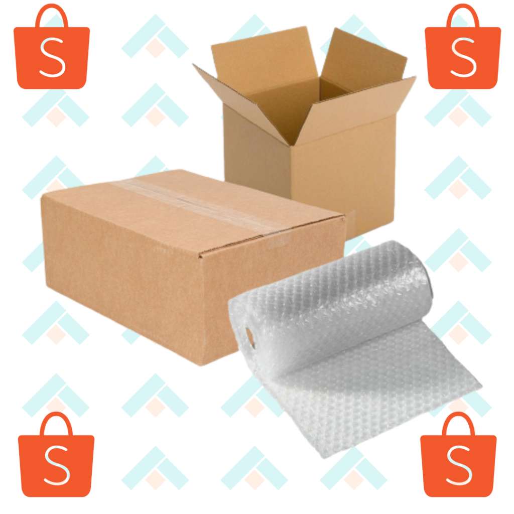 

tambahan packing kardus + bubble wrap keamanan extra