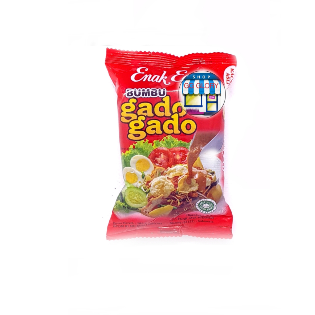 

ENAK ECO bumbu gado gado pasta instan kacang ketoprak 185 gr