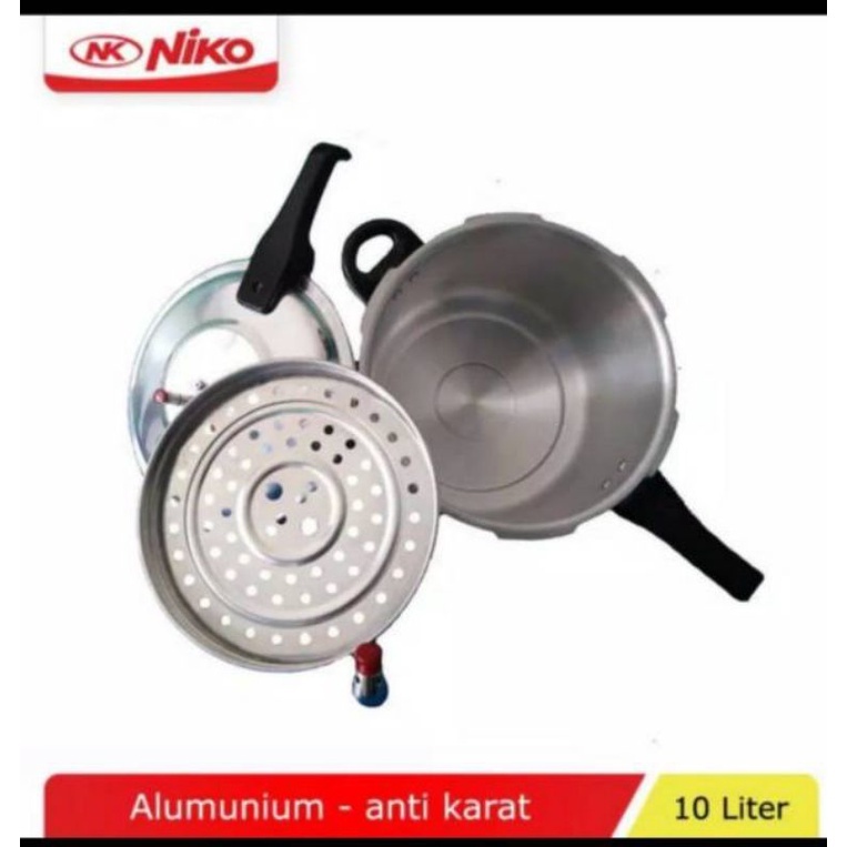 Panci Presto NIKO NK-10L NK-20L / 10Liter / Pressure Cooker NK10L Panci Presto Alat Masak Alat Dapur