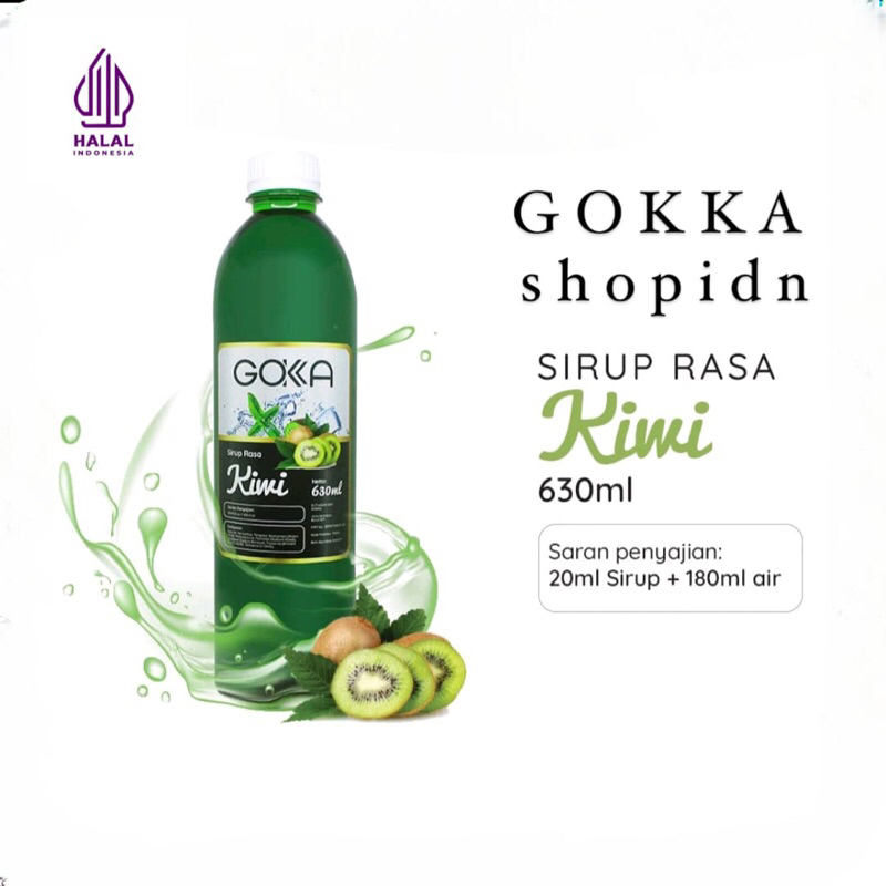 

Sirup Gokka Kiwi 630ML - Gokka Syrup Kiwi 630ML [GOKKA SYRUP 630ML]