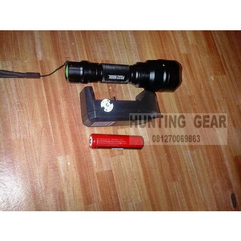 Senter Police Swat C8 sinar Kuning/Putih
