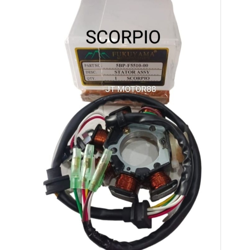 SPUL STATOR KOMPLIT SCORPIO FUKUYAMA