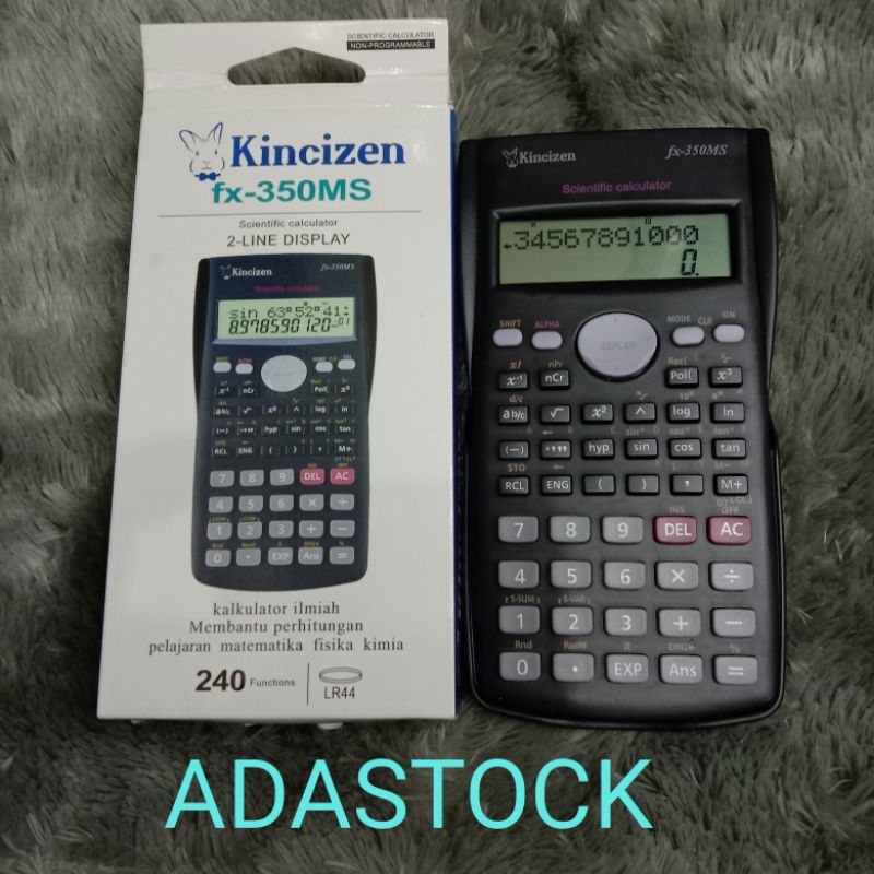 

kalkulator ilmiah kalkulator scientific kincizen fx 350ms