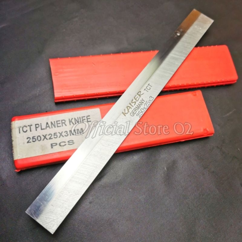 Mata Pisau Serut Planer TCT 250×25×3 Mm Kaiser Original Pisau Planer TCT Germany 25cm