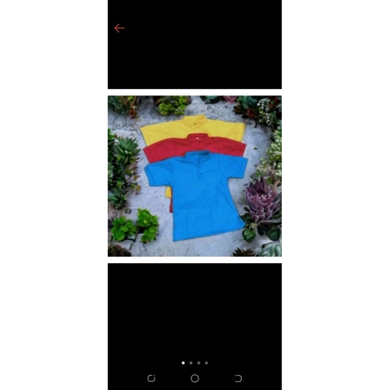 kaos polo Shanghai anak/kaos kerah