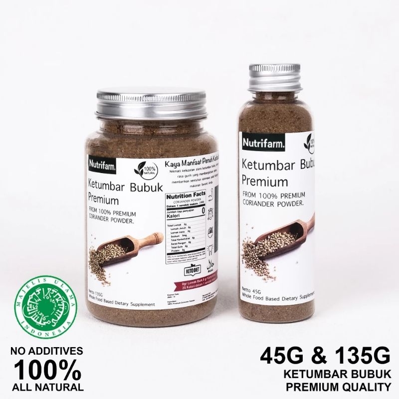 

Ketumbar Bubuk Premium 35gr Nutrifarm