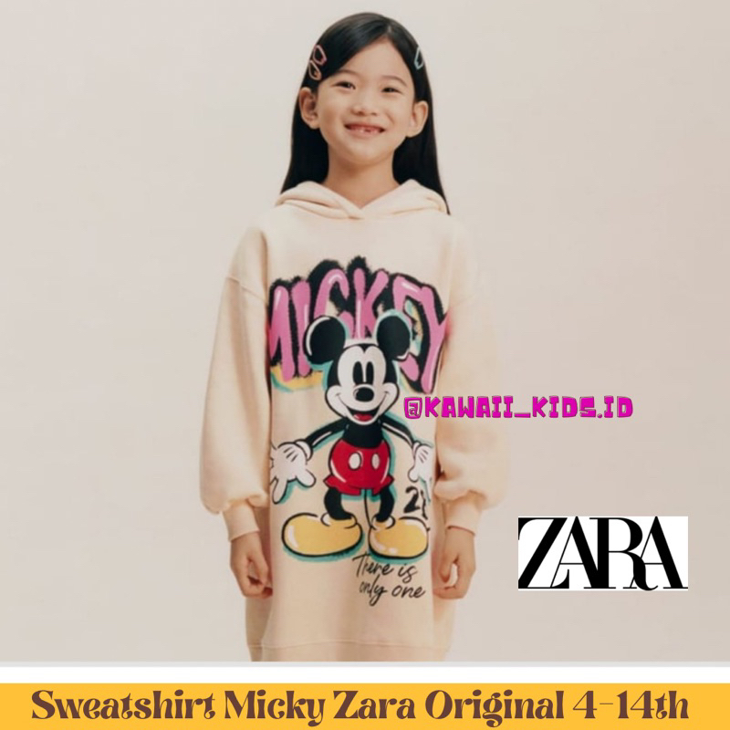 Zara Original sweatshirt Label utuh baju anak perempuan dress anak