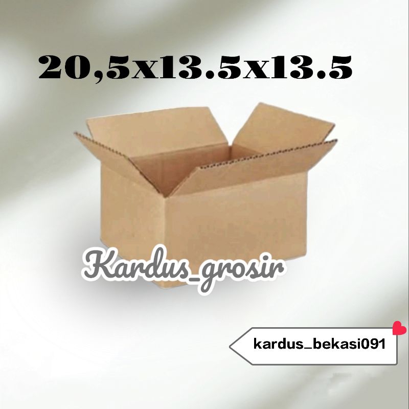 

kardus box 20,5x13,5x13,5