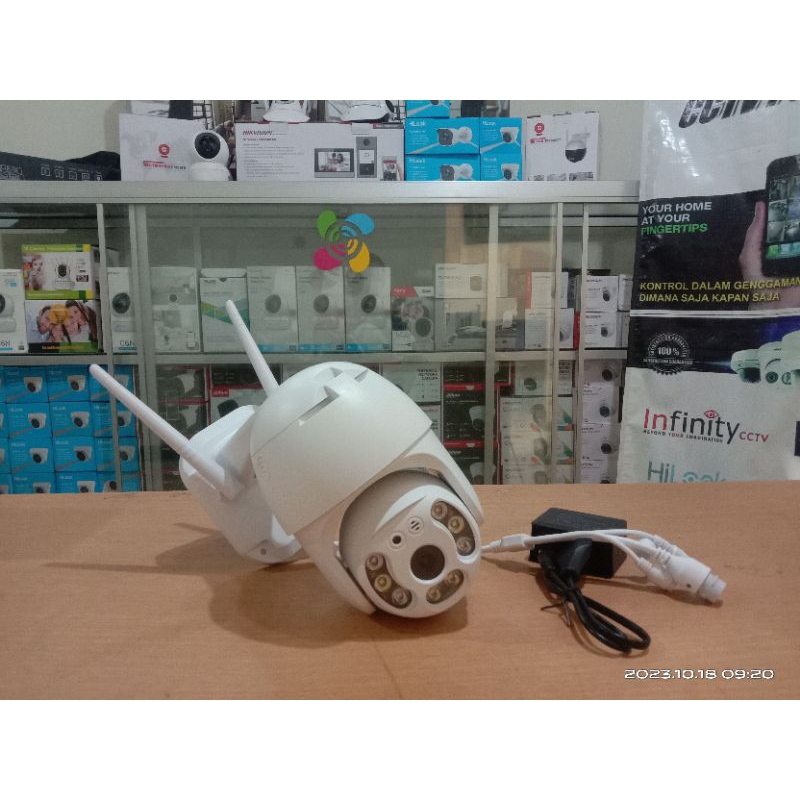 Cctv hp wifi portable waterproof tahan air bisa putar