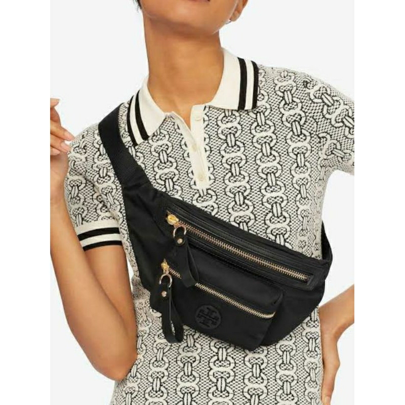 TAS TB NYLON BELT BAG BLACK ORIGINAL