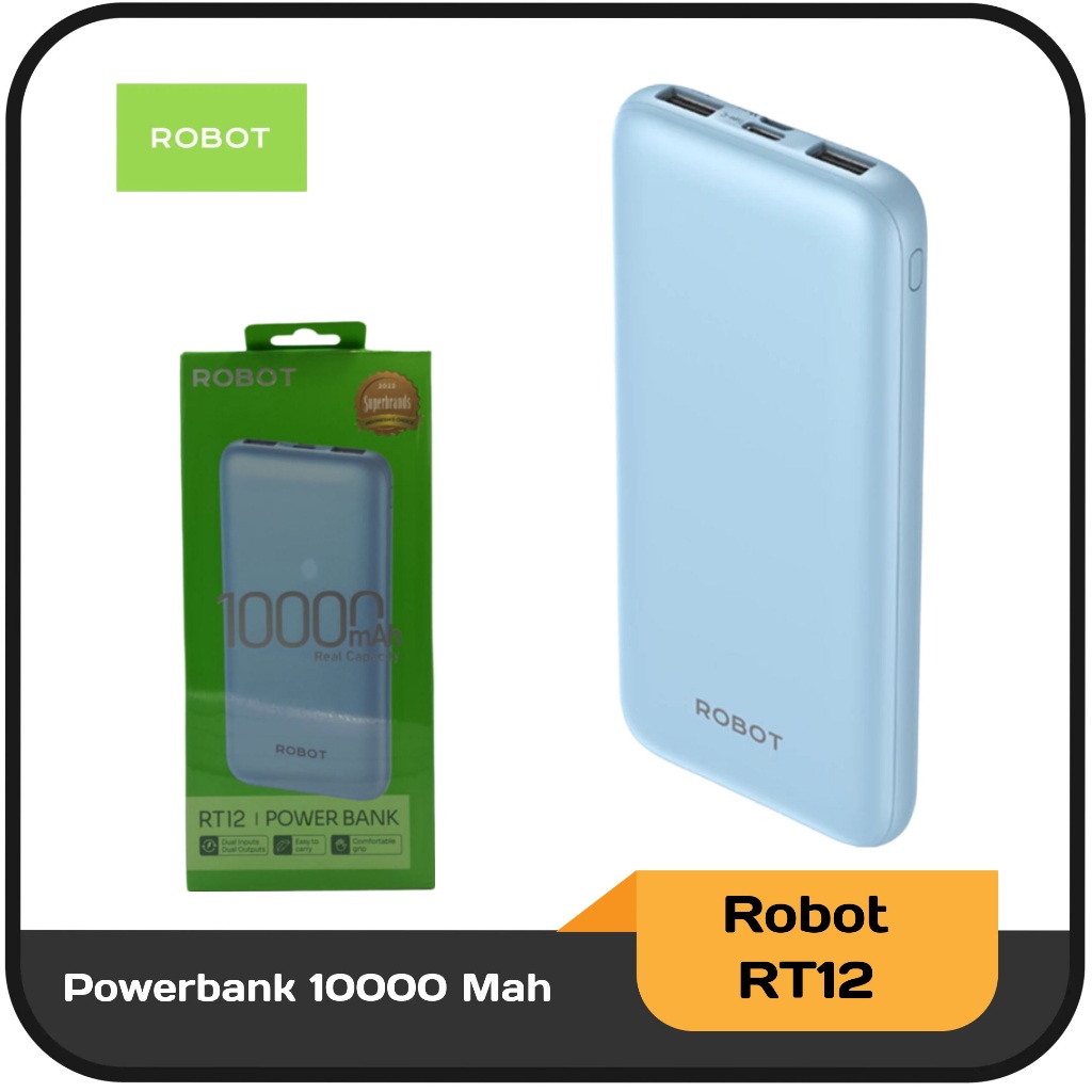 Powerbank 10000mah - 20000Mah Original Robot/Vivan 1 pcs