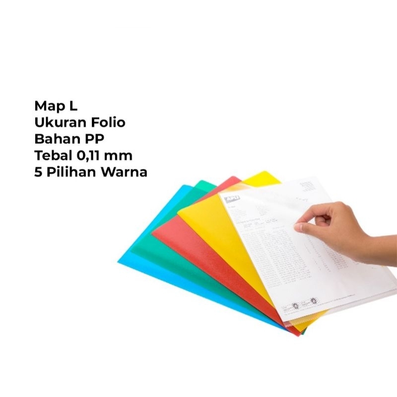 

Map L Bening Bantex Folder Plastik / Clear Sleeves Folio