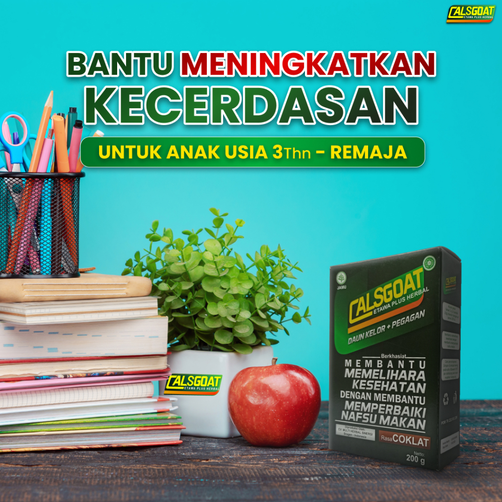 

4 kotak Calsgoat Susu Kecerdasa Anak