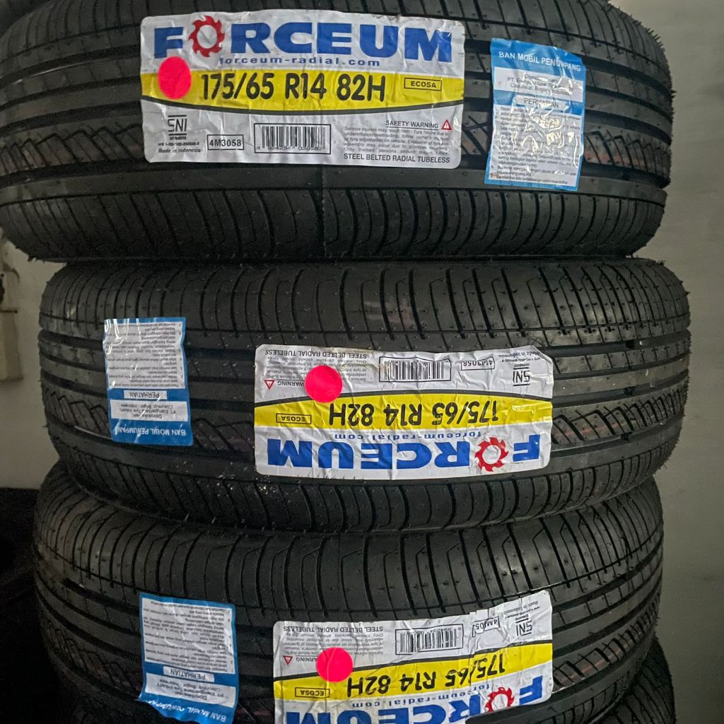 Ban mobil forceum ecosa 175 65 r14 ban standar agya/ayla/brio