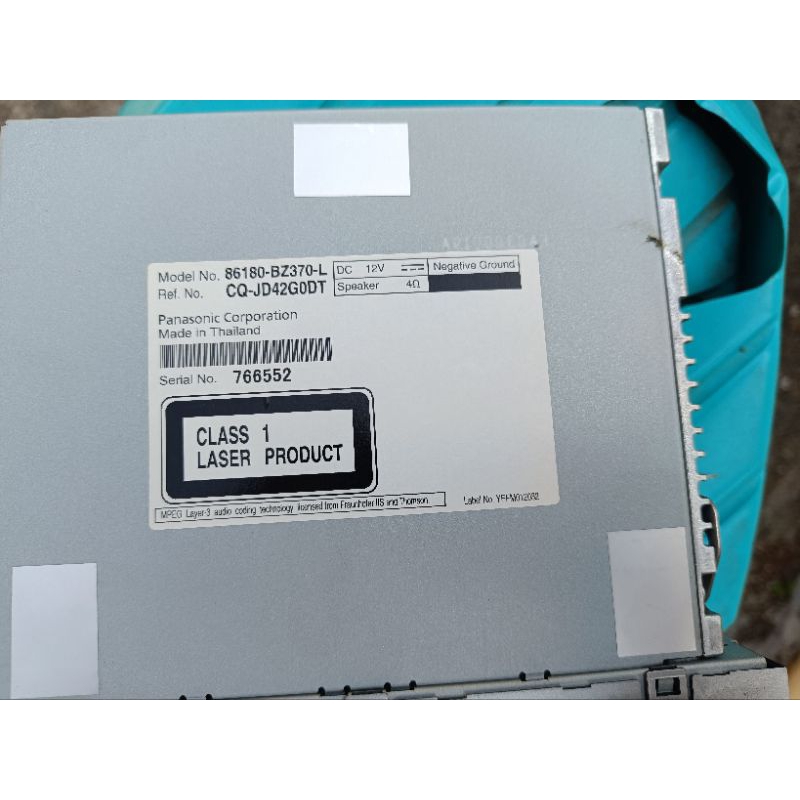 Tape Head Unit Agya Ayla Copotan bawaan