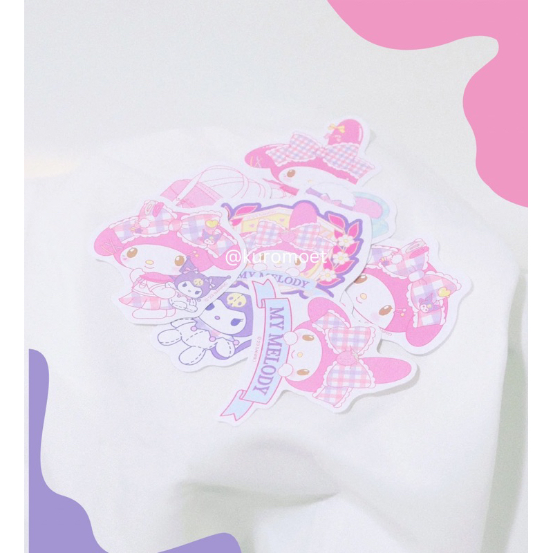 

Sanrio MY MELODY 10 design aesthetic sticker set