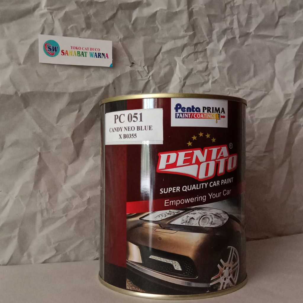 PENTA OTO Candytone Neo Blue PC 051 PU / Candytone PU/ Candy Blue PU/ Biru Candy PU/ Biru Transparan