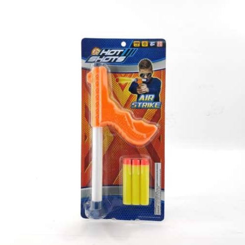 Emco-Hot Shots Air Strike-Pistol Mainan