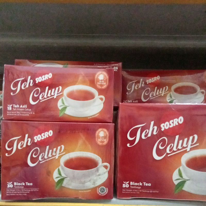 

TEH SOSRO CELUP 15'S 30'S 50'S