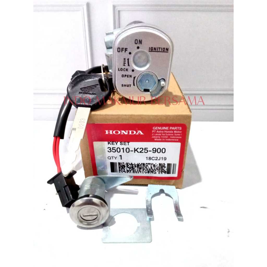 KUNCI KONTAK SET BEAT FI 2013 2014/BEAT karbu/BEAT ESP PLUS KUNCI JOK BELAKANG(KUALITAS A CLASS)