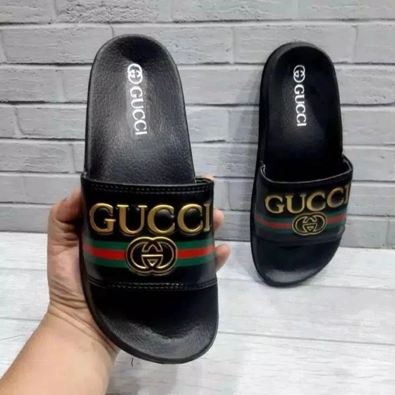 Sandal Slide GC Gold Pria Wanita | Sandal Slop Cowo Cewe | Sendal Slop | Sandal