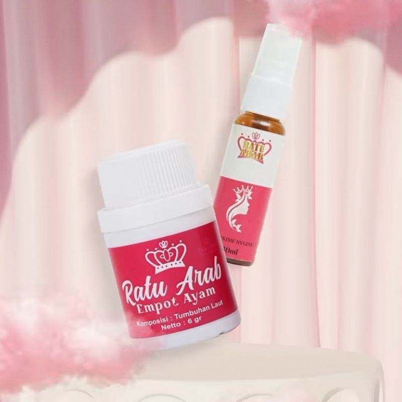 Ratu Arab Herbal Empot Ayam 3M & Spray Feminime Hygine 3S