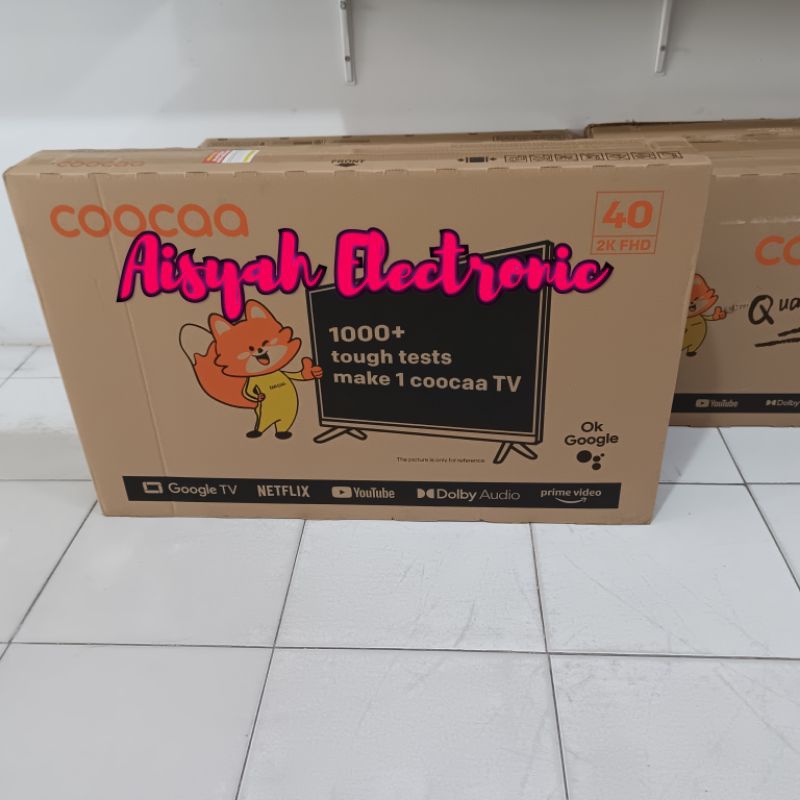 GOOGLE TV COOCAA 40Z65 40 INCI FHD