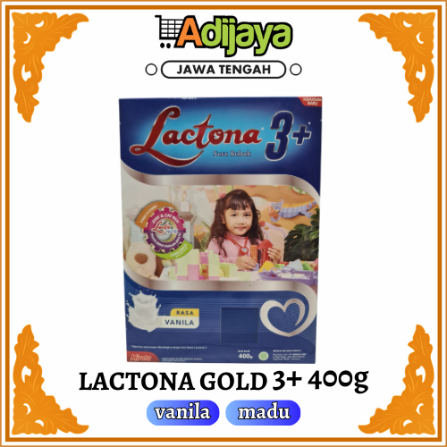 

Lactona 3+ Susu Pertumbuhan Untuk Usia 3-12 Tahun 400gr | Madu Vanila