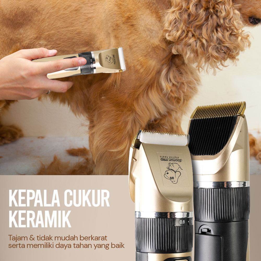 Mesin Cukur Hewan Alat cukur bulu kucing Mesin cukur Bulu Anjing MEsin Cukur Rechargeable mesin cuku