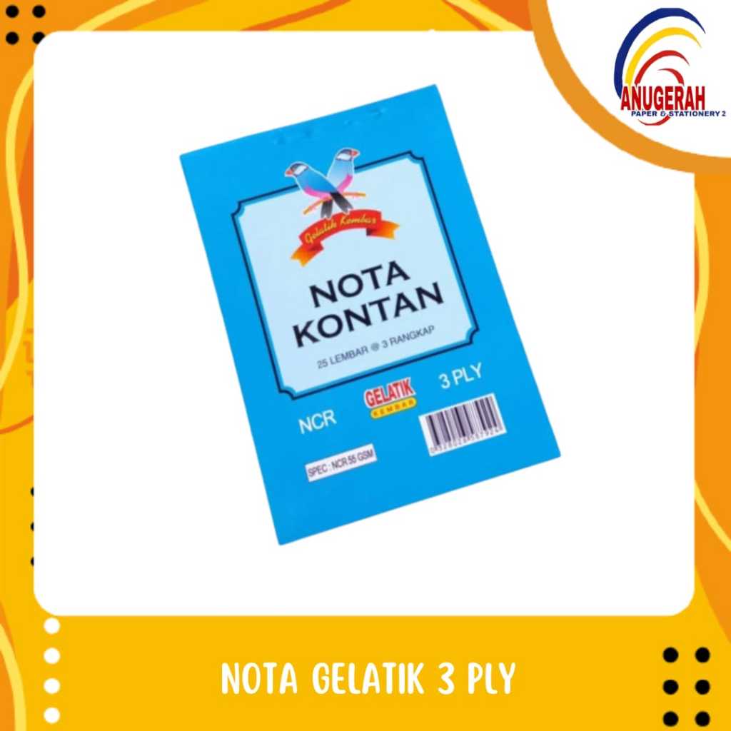 

NOTA GELATIK K3 1/4 3X25 (PCS)