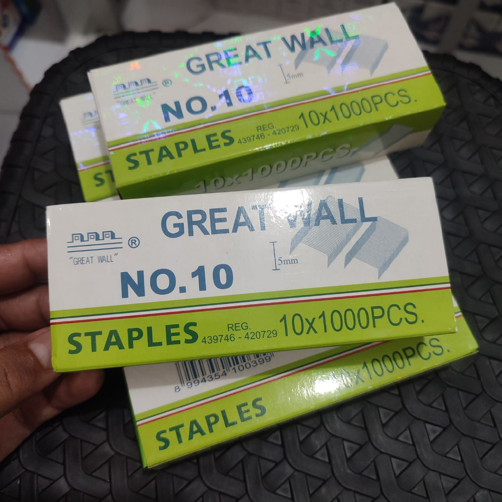 

1 PCS ISI STEPLES KECIL GREAT WALL No.10
