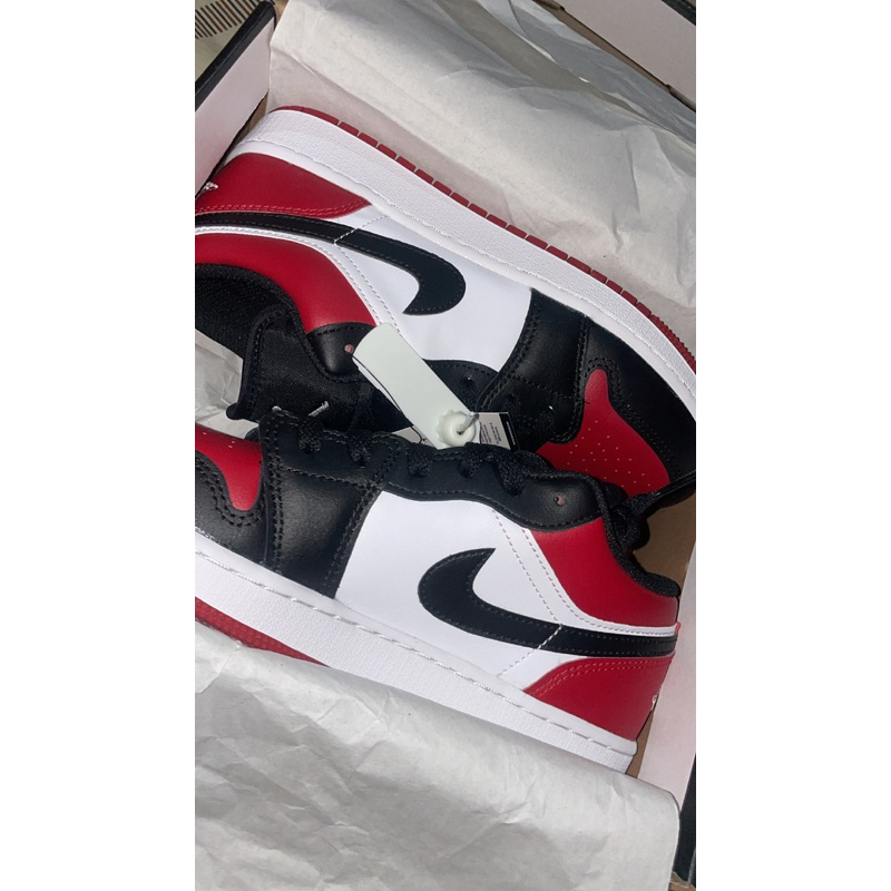 air jordan 1 bred toe low