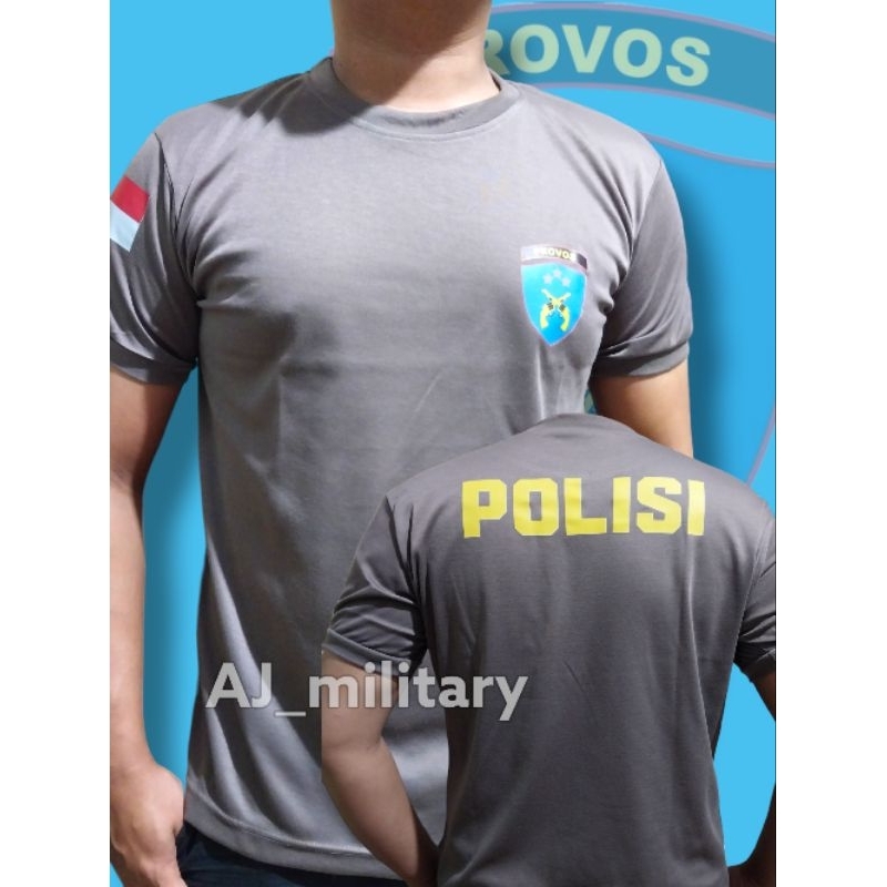 KAOS COKLAT POLISI PROVOST PROVOS
