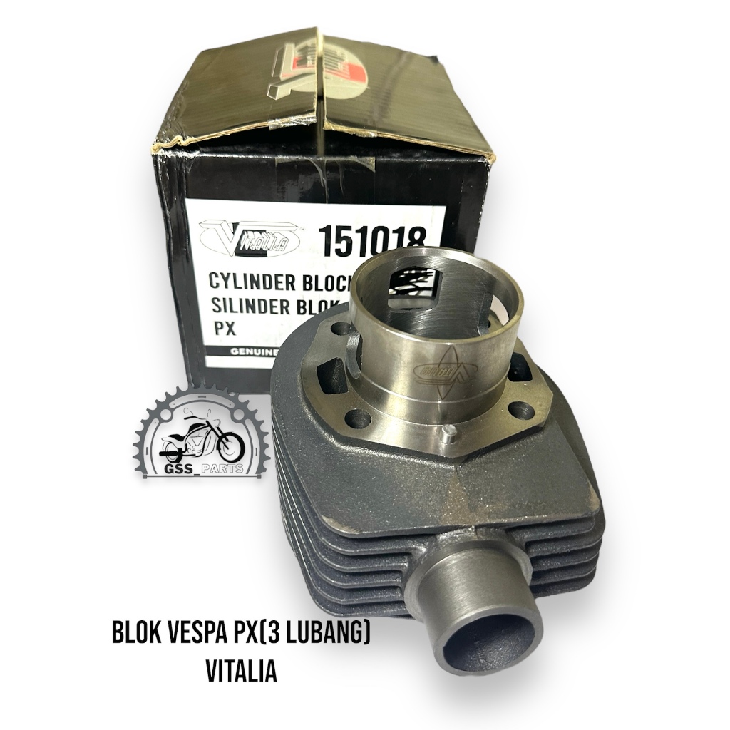 CYLINDER BLOK BLOG VESPA VITALIA LUBANG 3 VESPA PX PS EXCEL SPRINT VITALIA