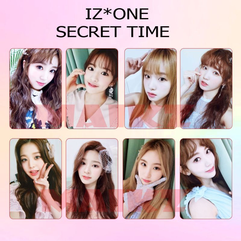 (BISA SATUAN) Iz*one Izone Secret Time Photocard Kpop