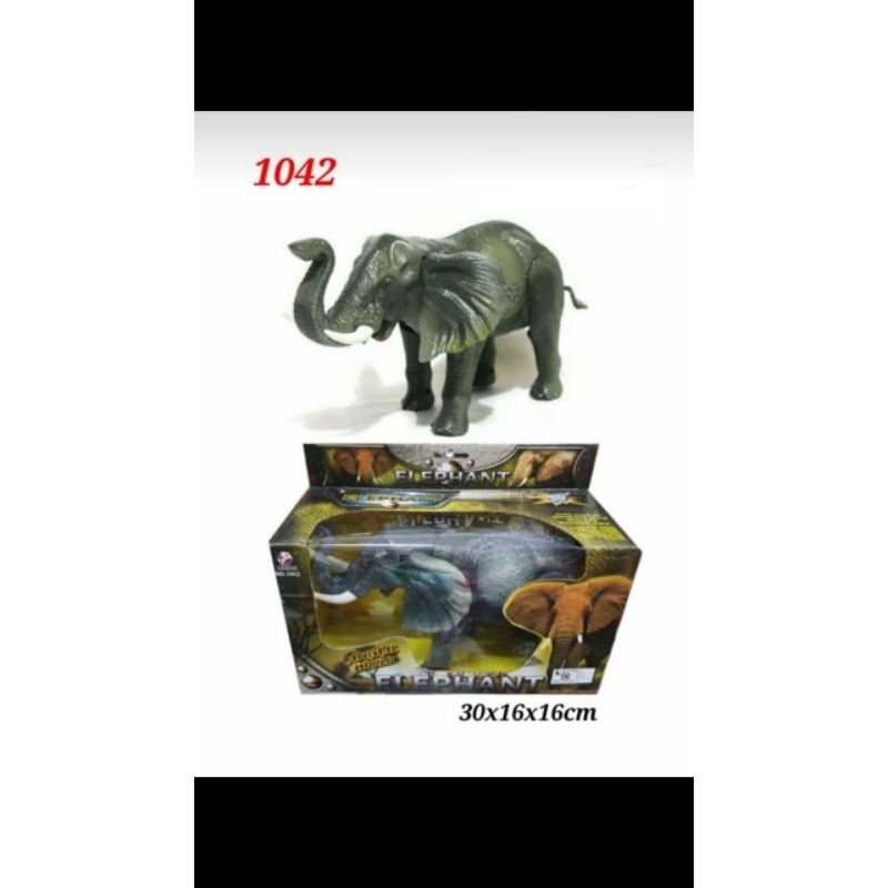 mainan gajah mainan hewan