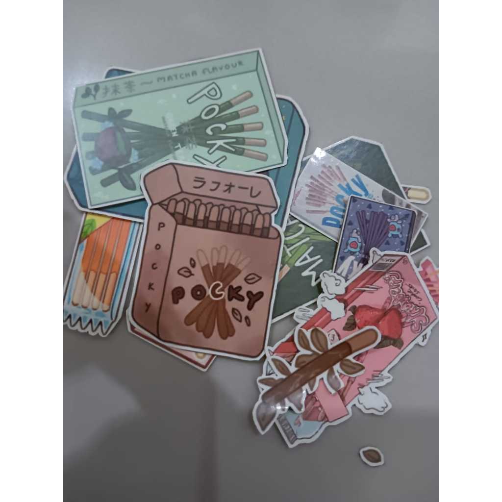 

Sticker Jurnal/ Scrapbook / Planner Buku Catatan / Sticker Food & Beverage/ Makanan dan Minuman/Sticker Die Cut