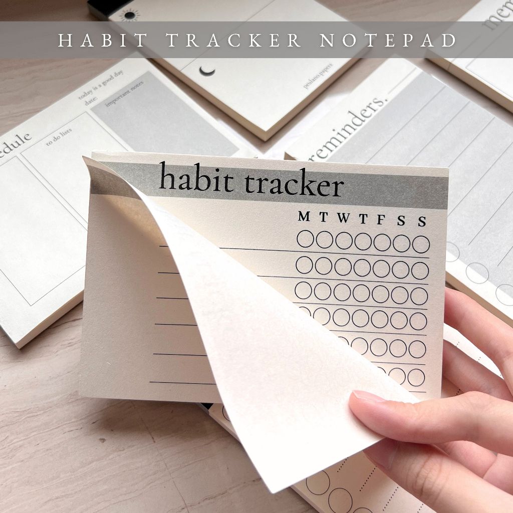 

Habit Tracker Mingguan Weekly Notepad Memo Perencanaan Weekly Planner Aesthetic by peulanopapers