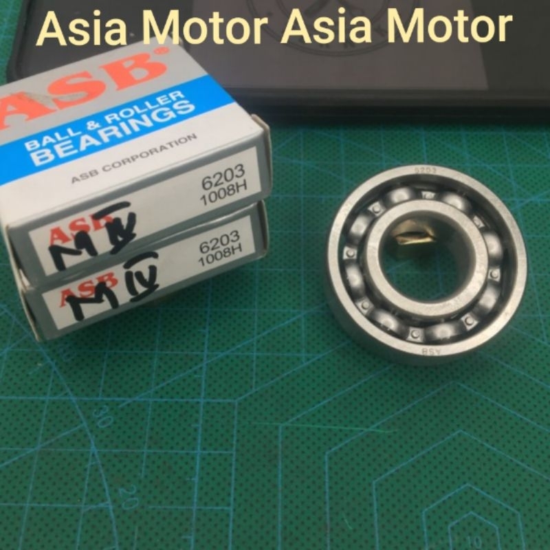 Bearing Laher 6203 Pulley CVT Belakang Ratio Nouvo Lele Nouvo Z Mio Soul Spoty Smile Fino Karbu Beri