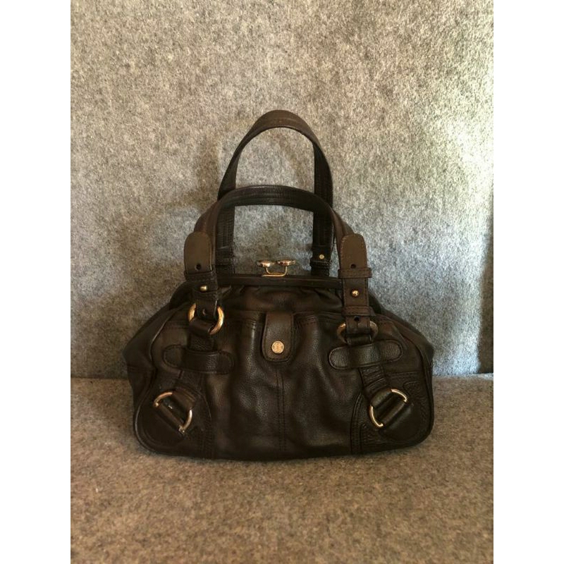 Celine vintage ziplock leather tophandle