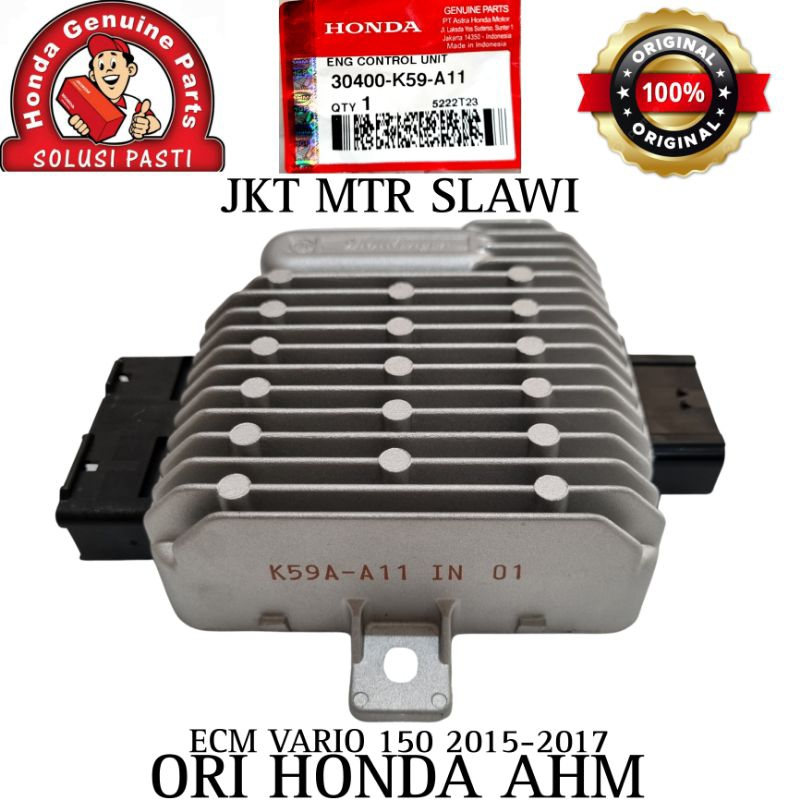 30400 k59 A11 Ecu atau ecm vario 150 led iss K59 A11 vario 150 led thn 2016 - 2017 asli honda