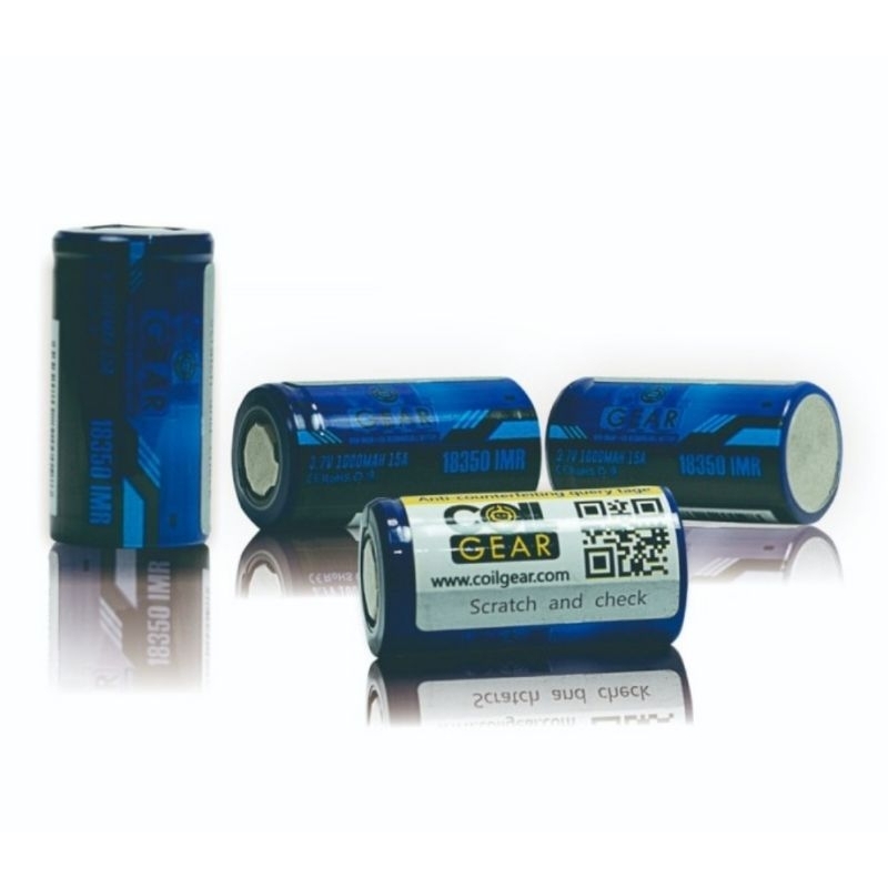 BATERAI SENTER COILGEAR 18350 4pcs
