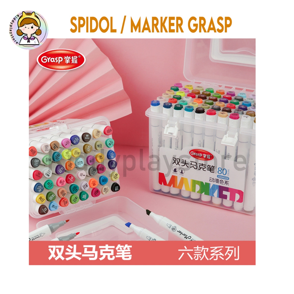 

Spidol / Marker Grasp Lengkap Varian 12 18 24