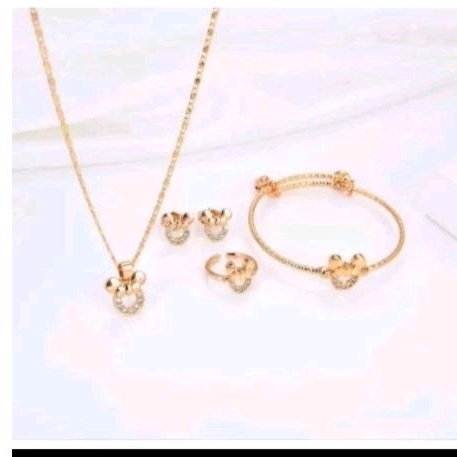 set perhiasan anak perak