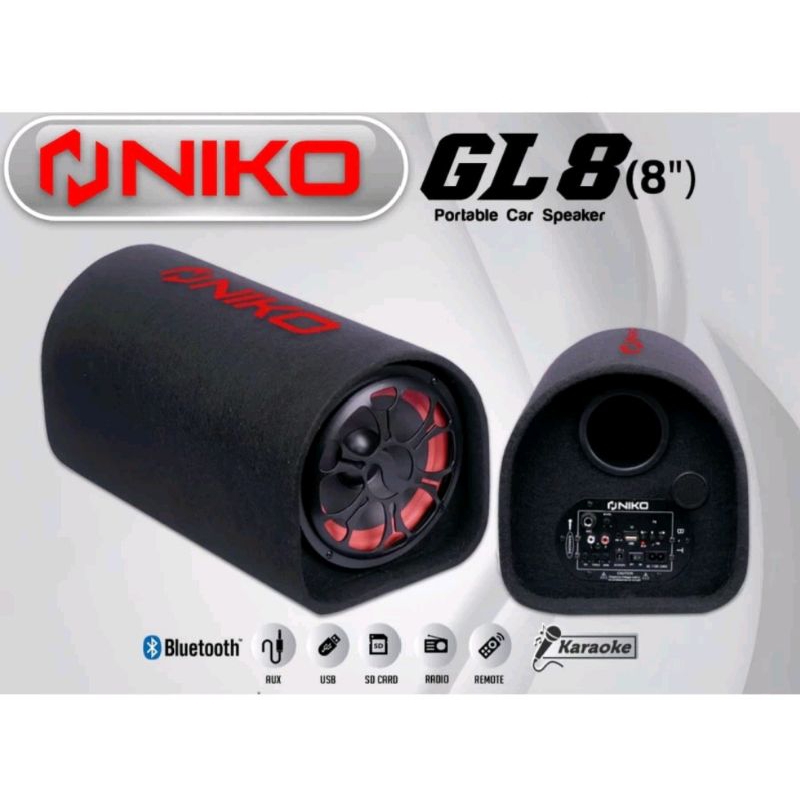 Speaker niko GL8 8inch / sbwoofer car / speaker oval