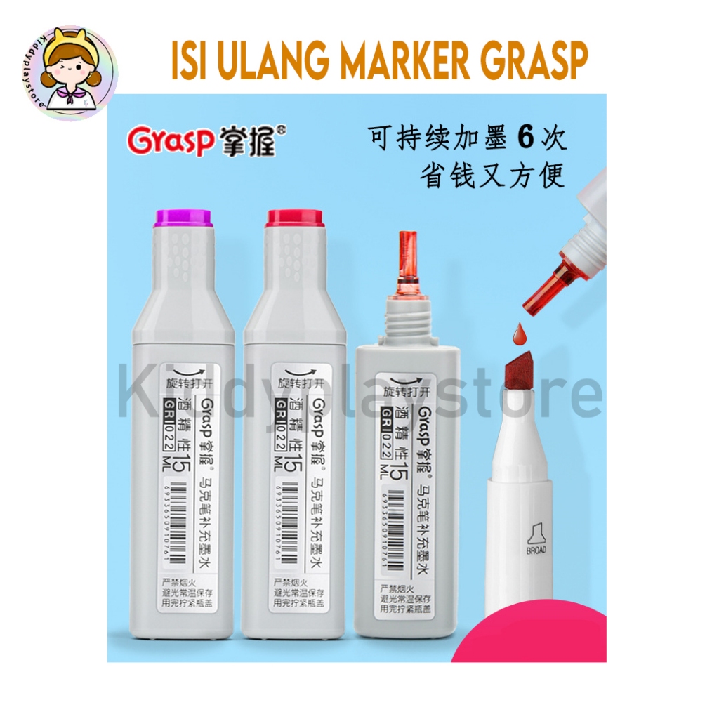 

Isi Ulang Tinta Spidol / Marker Grasp