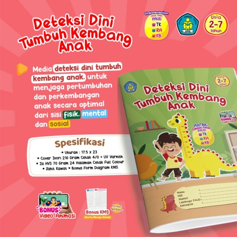 BUKU DDTK USIA 2 SAMPAI 7 TAHUN